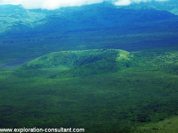 Another beautiful adventive crater of Nyiragongo near Goma