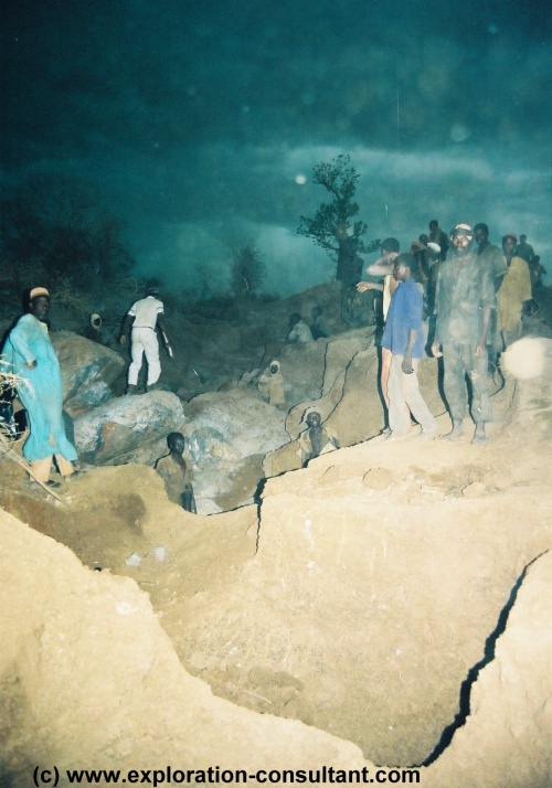 Debba gold mining site, Niger