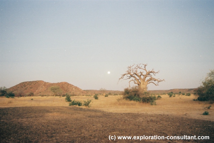 sunset near Bossey Bangou, Liptako, Niger