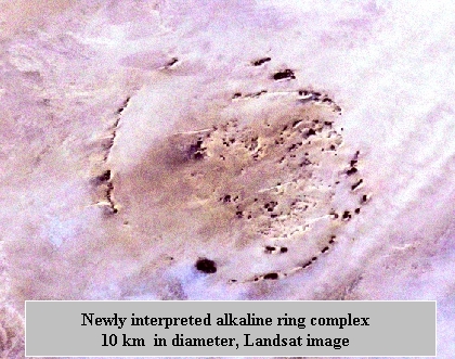 10 km alkaline ring complex
