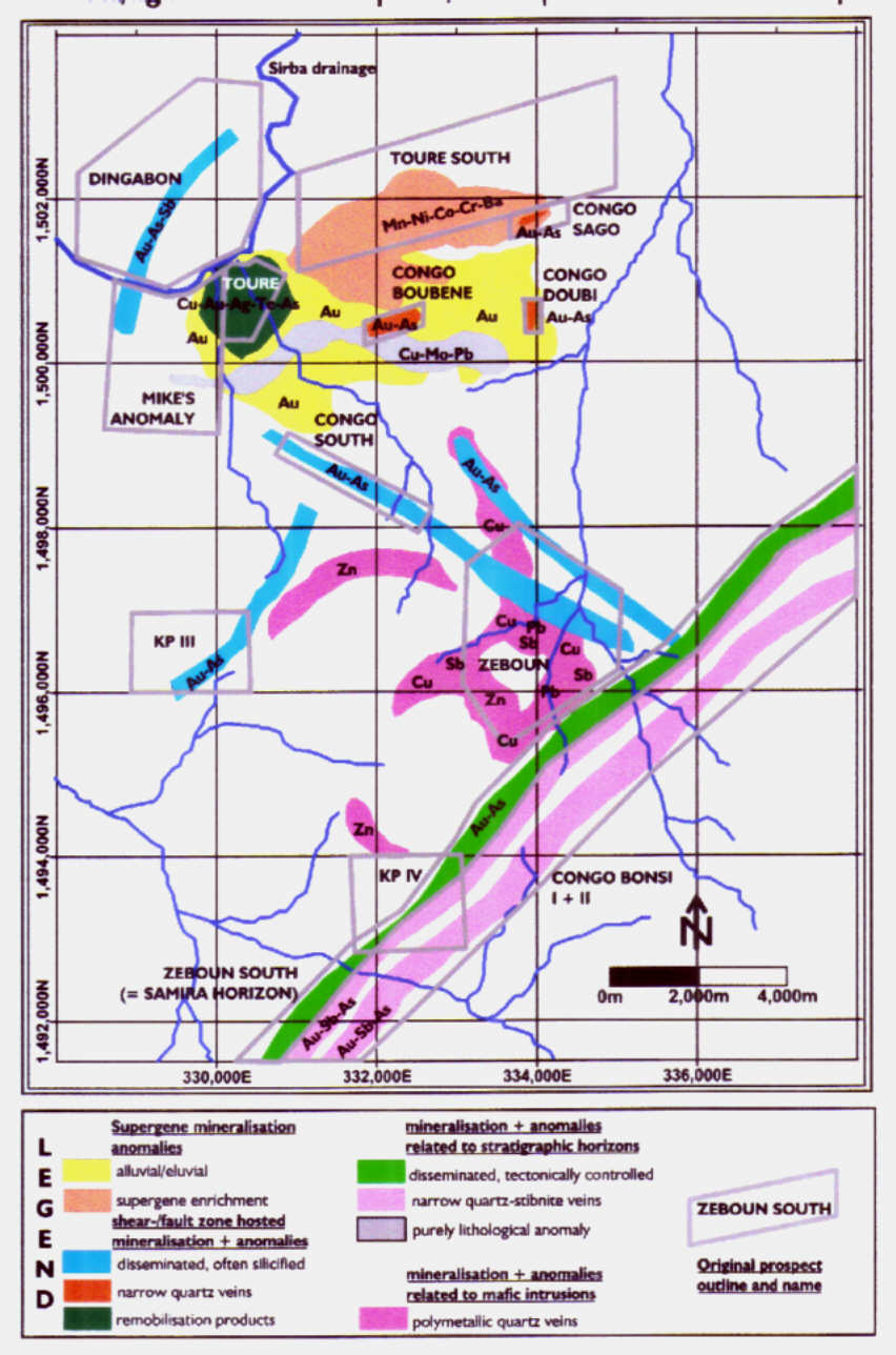 Tialkam Permit, classification of mineralisation